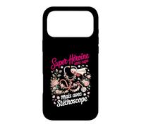 Super Héroïne sans Cape avec Stéthoscope Coque pour iPhone 17 Pro Max