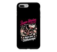 Super Héroïne sans Cape avec Stéthoscope Coque pour iPhone 7 Plus/8 Plus