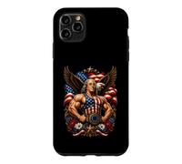 Super héros Ben Franklin Funny 4th of July Coque pour iPhone 11 Pro Max