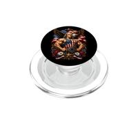 Super héros Ben Franklin Funny 4th of July PopSockets PopGrip pour MagSafe