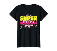 Super Héros Capitaine Maman Cadeau Maman Fête Des Mères T-Shirt