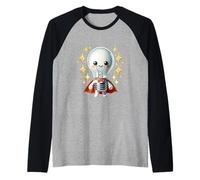 Super héros de l'ampoule mignonne super-héros super-héros Manche Raglan