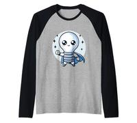 Super héros de l'ampoule mignonne super-héros super-héros Manche Raglan