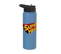 Super héros drôle de super-héros Stainless Steel Insulated Water Bottle