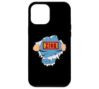 Super héros du prénom Zion pour Les garçons nommés Zion Coque pour iPhone 12 Pro Max