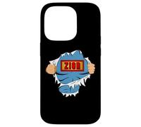 Super héros du prénom Zion pour Les garçons nommés Zion Coque pour iPhone 14 Pro