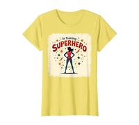 Super-héros en Formation, Style de Bande dessinée rétro autonomisant Les Femmes T-Shirt, Femme, Citron, S