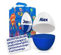 Super héros : idée cadeau de super-héros pour garçon - Boîte cadeau XXL à remplir et écrire avec autocollants A-Z - Grand paquet de super-héros DIY pour anniversaire