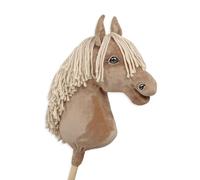 Super Hobby Horse - Grand Cheval sur Bâton Premium - Izabely A3 - Jouet pour Tous Ages - Inclut Bâton - Animal - Unisex - Coloris Neutre