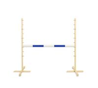 Super Hobby Horse Obstacle de saut pour chevaux Hobby Horse H 120 cm avec faisceau de 50 mm - Bleu