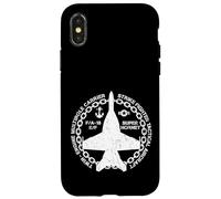 Super Hornet Naval Strike Avion de Combat F/A-18E F/A-18F Coque pour iPhone X/XS