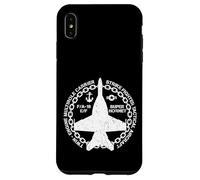 Super Hornet Naval Strike Avion de Combat F/A-18E F/A-18F Coque pour iPhone XS Max
