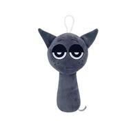 Super JAKES Sprunki Plush, Sprunki Game Plush Toys,Soft Stuffed Animal Pillow Figure Doll Christmas Birthday Gifts for Adult Kids (Dark Grey)