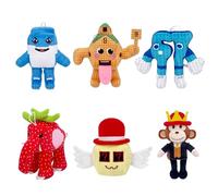 Super JAKES Steal a Brainrot Plush Toy, 9.8 inch 67 from Steal a Brainrot Stuffed Animal Plushies for Game Fans (6PCS)