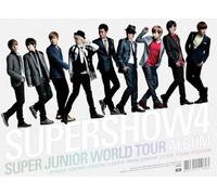 Super Junior The 4th World Tour SUPER SHOW 4 (3CD) (version coréenne) (avec trekkas spéciaux, autocollants et photos à acheter au Korea Media SHOP)