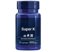 Super K, complexe de vitamine K avec MK-7, sans gluten, sans soja, sans OGM, 90 gélules molles