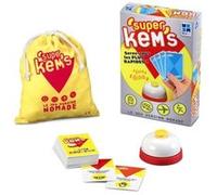 Megableu Editions – Jeu de société Super Kems petite boîte – Dès 6 ans – 4 joueurs – Rouge