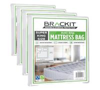 Super King Size - Sac de Matelas pour Le déménagement, Le Transport et Le Rangement - Autocollant - Imperméable - Facile à Installer - Housse de Matelas et protège-Matelas pour Le déménagement, Le