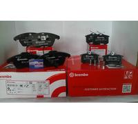 SUPER KIT DISQUES + PATINS DE FREIN ANT ET POST BREMBO POUR AUDI A3(8P1)2.0TD...
