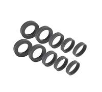 SUPER KITCHEN Anti Adhesif Rouleau à Pâtisserie Réglables Anneaux Amovibles en Silicone pour Pâte à gâteau Fondant, Pizza, Biscuit, Pâtisserie, Étaler Uniformément la Pâte (Lot de 5)