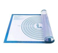 Super Kitchen Tapis Silicone Pâtisserie Antidérapant Large Tapis de Cuisson | Extra Large avec mesures 71 x 51 cm Tapis de comptoir, Tapis de pâte à rouler, Placement/fondant/Set de table (Bleu)