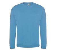 Super Lemon Pull classique à manches longues uni pour homme Style décontracté Idéal pour le jardinage et la construction Cadeau de Noël ou d'anniversaire pour tout maçon électricien bleu ciel XL