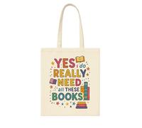 Super Lemon Sac fourre-tout en polyester pour amateur de livres - Yes I really need all of these books!