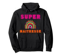Super maîtresse Cadeau maitresse d'école Original utile Sweat à Capuche
