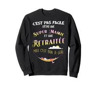 Super Mamie Retraitée Meilleur Grand Mère Sweatshirt