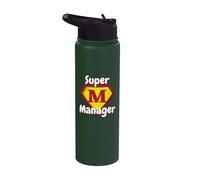 Super Manager | Appréciation des gestionnaires de tâches Stainless Steel Insulated Water Bottle