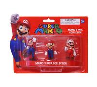 Super Mario 6cm Mario Minifiguren 3er Set [import allemand]