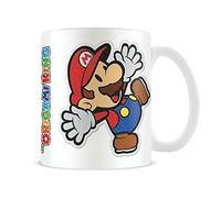 Super Mario BEMS-188650 RD-RS660676 Tasse, Blanc