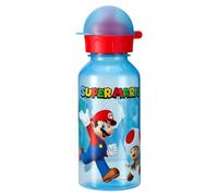 Super Mario Bouteille d'eau de 370 ml pour enfants, école, crèche, voyage en matériau durable, réutilisable, sans BPA