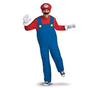 Super Mario Bros Adultes De Luxe Mario Déguisement - XXL
