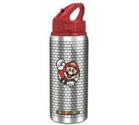 Super mario bros bouteille - en aluminium - réutilisable - pour le sport G