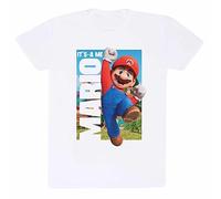 SUPER MARIO Bros T-Shirt It's A Me Mario Fashion (XL)