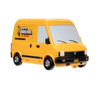 Playset Mini Van - JAKKS PACIFIC - SUPER MARIO MOVIE - Figurine Mario 3cm - Jaune et noir