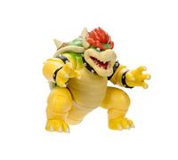 Super Mario Bros Movie - Figurine Bowser Électronique - Licence officielle Nitendo - 18 Cm - Figurine Articulée - Fonction Respiration de feu Fumée Spectaculaire- Jouet Enfant Fan de Mario - 3 Ans +