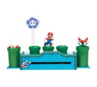 Super Mario Bros Wonder Warp Pipe Set d'action et figurines d'action, sous licence officielle, comprend figurine Mario, diorama interactif, idéal pour les collectionneurs, pour 3+