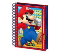 Super Mario cahier à spirale A5 Wiro 3D Mario