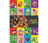Pyramid International – Affiche Super Mario Personnages – 61 x 92 cm