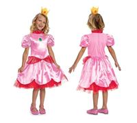 Disguise Déguisement Princesse Peach – Robe & Couronne – Taille M 7-8 ans – Licence Nintendo
