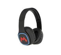 OTL Technologies Casque audio Bluetooth TWEEN Super Mario Icon (pliable, arceau rembourré, design élégant, autonomie jusqu'à 30 heures, pour adolescents et adultes), Noir