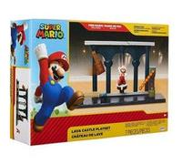Jakks Pacific Lava Castle Playset Super Mario Bros Doré