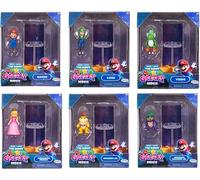 Super Mario Galaxy Movie - Lot de mini-figurines avec accessoire Star Launcher 12 pièces, vague 1 assortiment