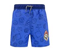 SUPER MARIO Garçons Jeux Shorts de Bain Bleu 9-10 Ans