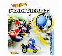 Super Mario Kart Yoshi LIGHT BLUE Standard DieCast 1:64 5 cm Hot Wheels