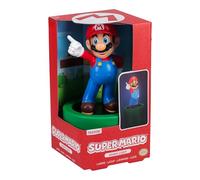 Super Mario Lampe Figure Marchandise Officielle Nintendo Avec Mario, Décor Maison & Bureau, Cadeau pour Gamers Rétro, Fonctionne sur Piles