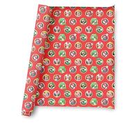 Super Mario Lot de 3 rouleaux de papier cadeau 1, 2 et 3 paquets
