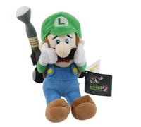 Super Mario Luigi's Mansion 8"" Peluche avec Ghost Vacuum Poltergust, Bleu, Grands cadeaux pour les enfants